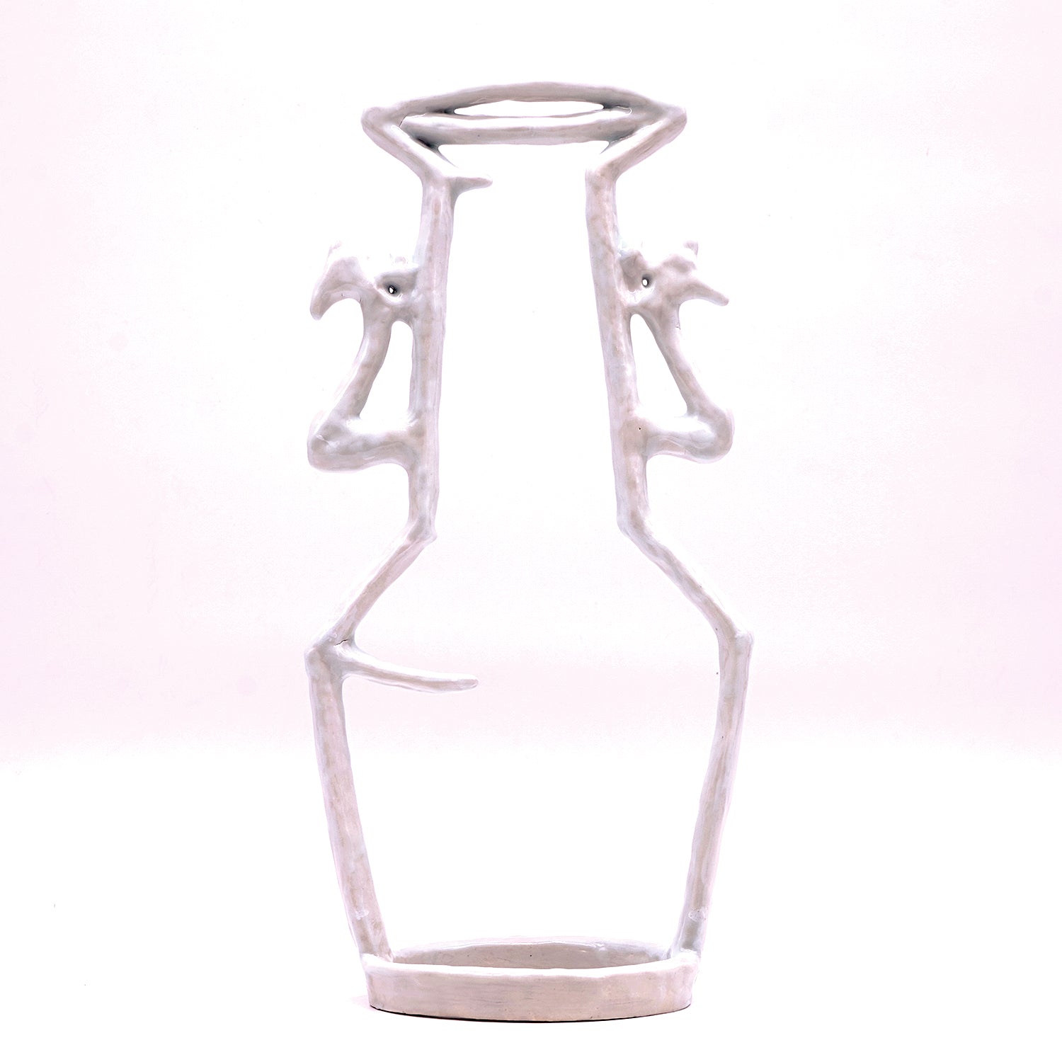 壺 白峰作 かのうたかお 線壺 KNTFV012P – 白白庵（PAKUPAKUAN）