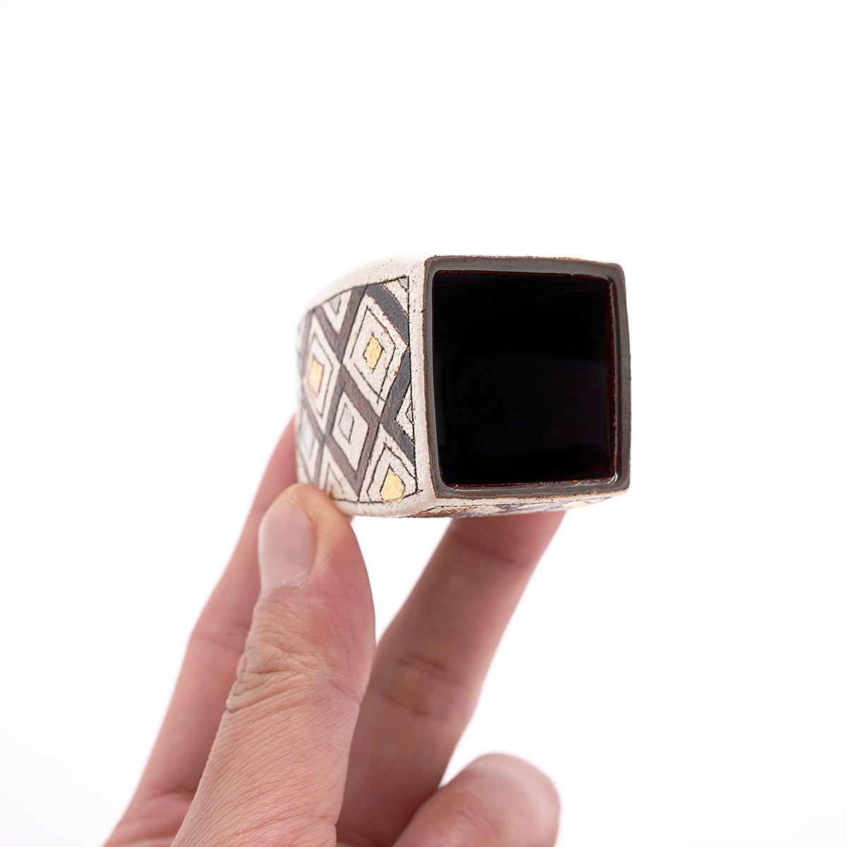 【期間限定】《Life with the Bloom》伊藤千穂　「煌」四方ぐい呑　ITCBGN001