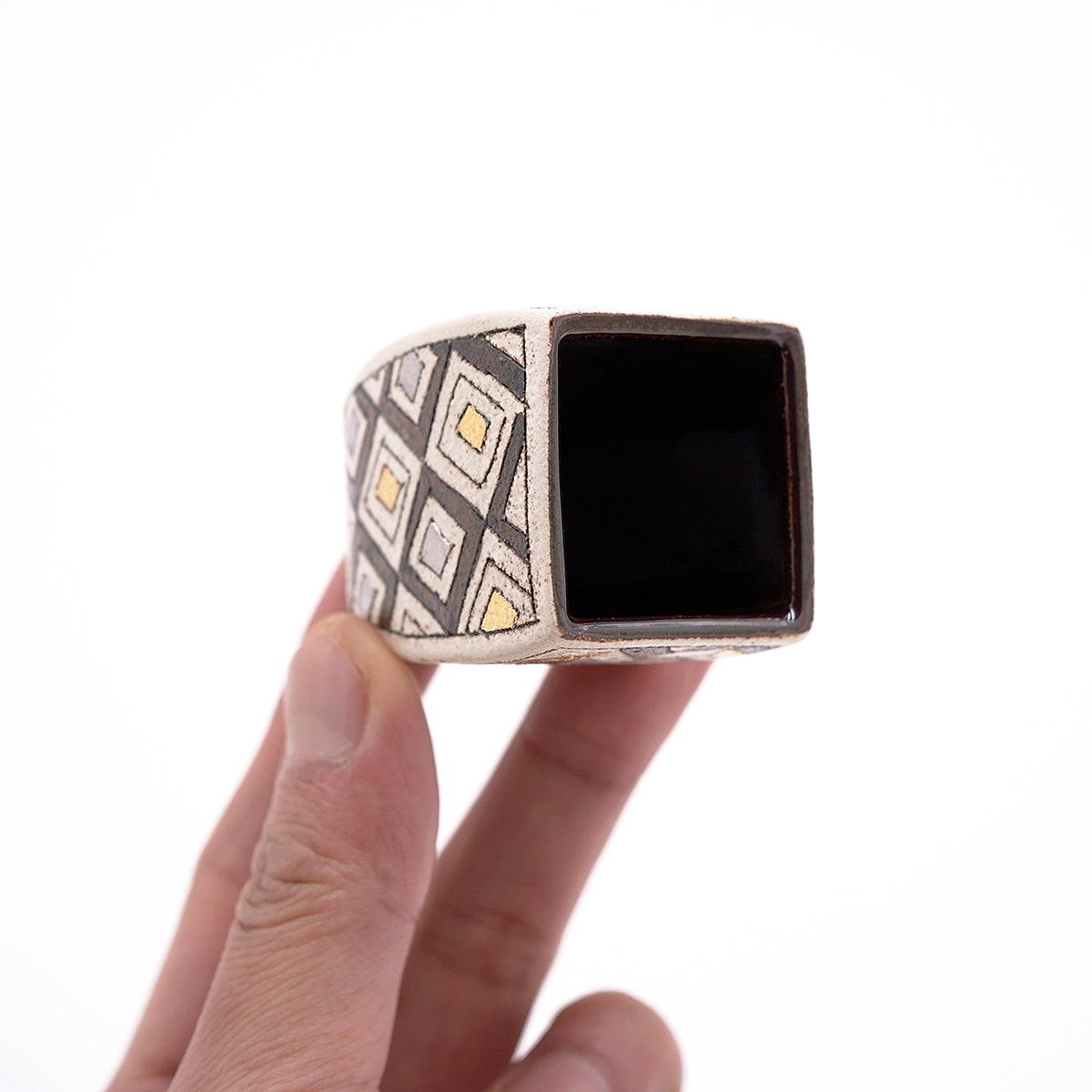 【期間限定】《Life with the Bloom》伊藤千穂　「煌」四方ぐい呑　ITCBGN002