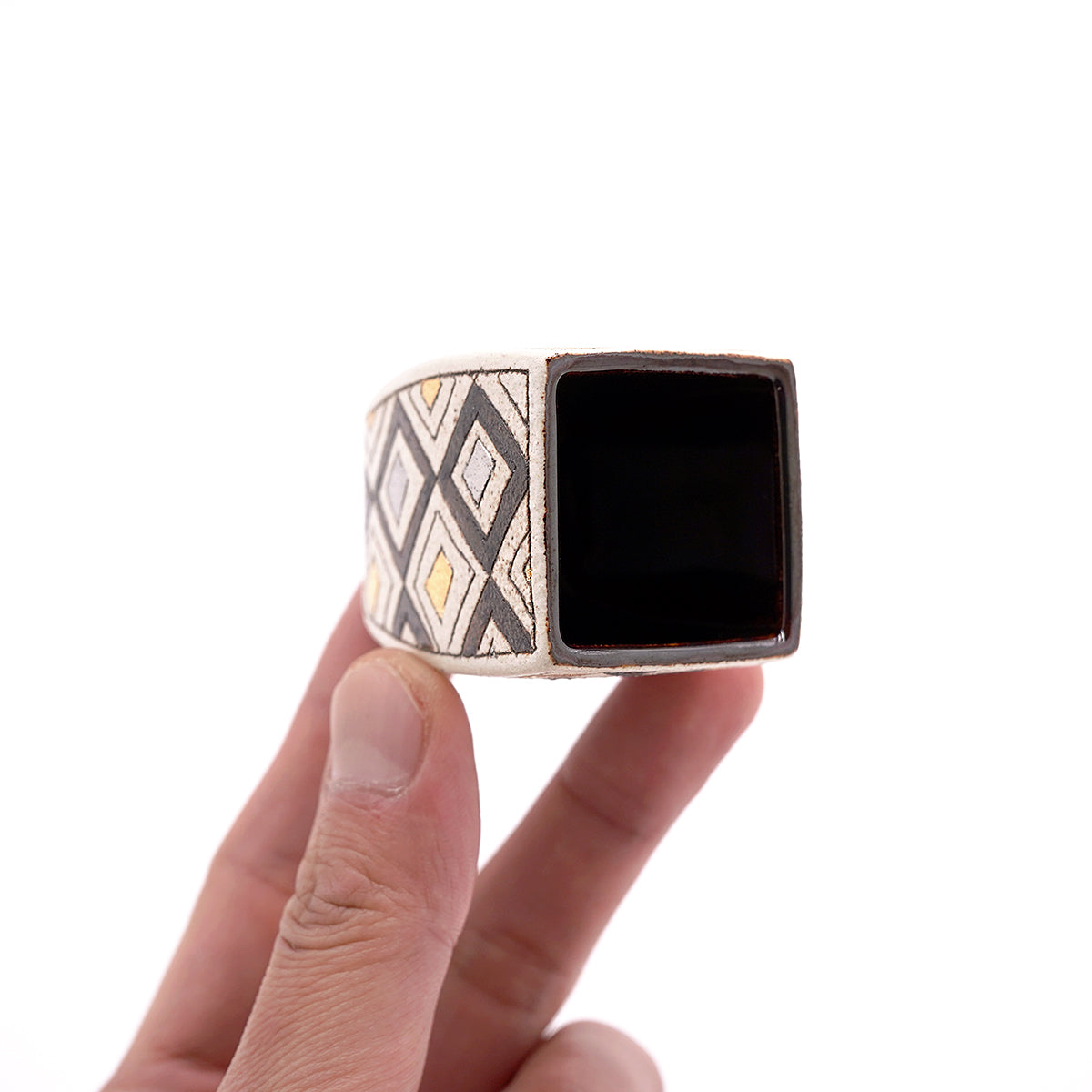 【期間限定】《Life with the Bloom》伊藤千穂　「煌」四方ぐい呑　ITCBGN003