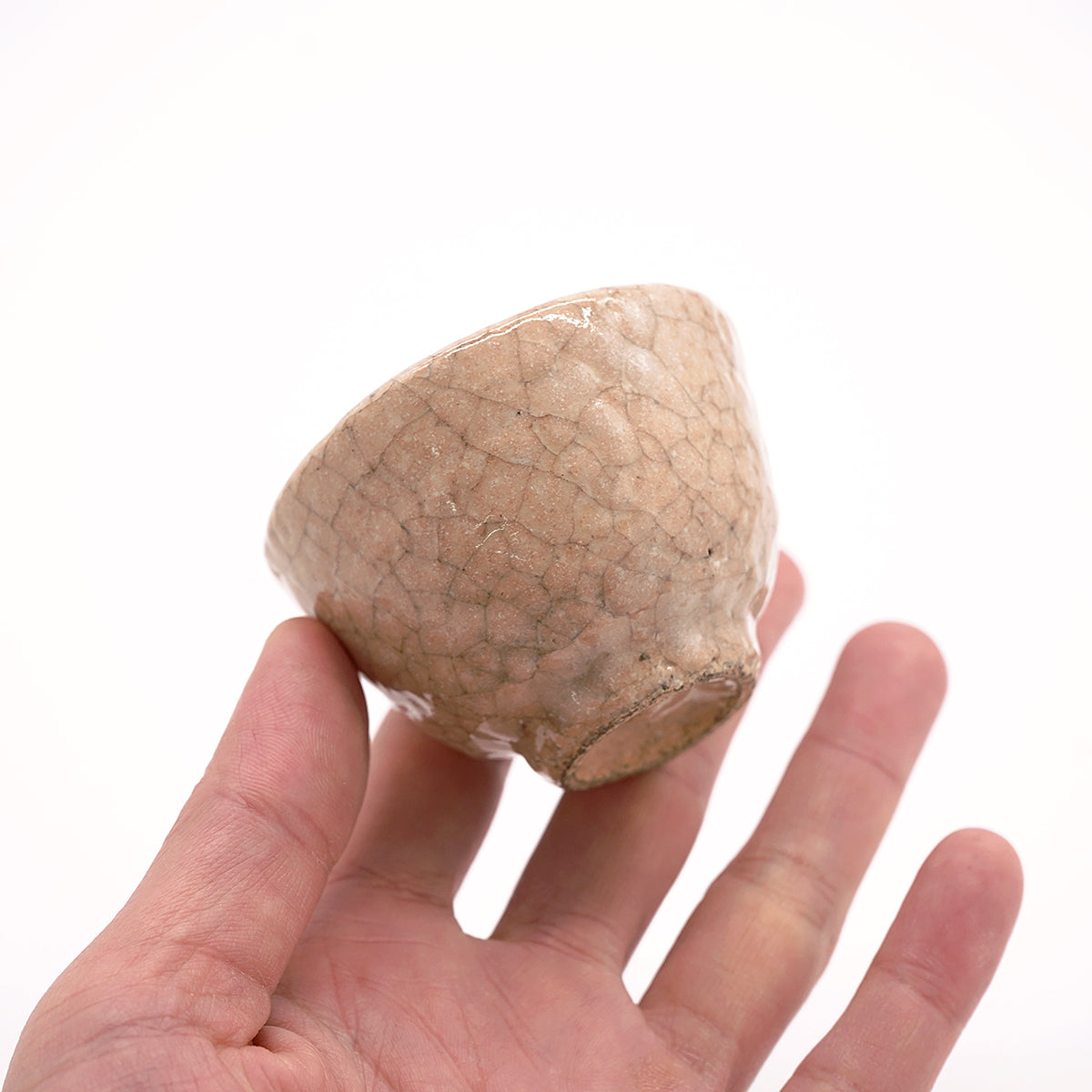 【期間限定】《Life with the Bloom》伊藤千穂　赤香梅花皮ぐい呑　ITCBGN019