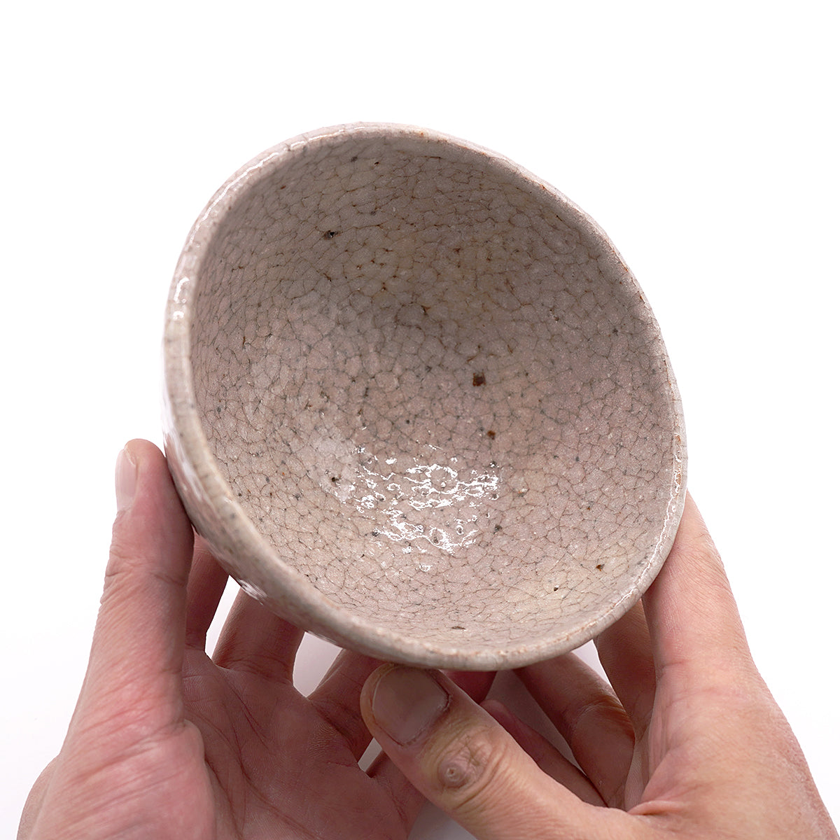 【期間限定】《Life with the Bloom》伊藤千穂　利休白茶碗　 ITCBTB001