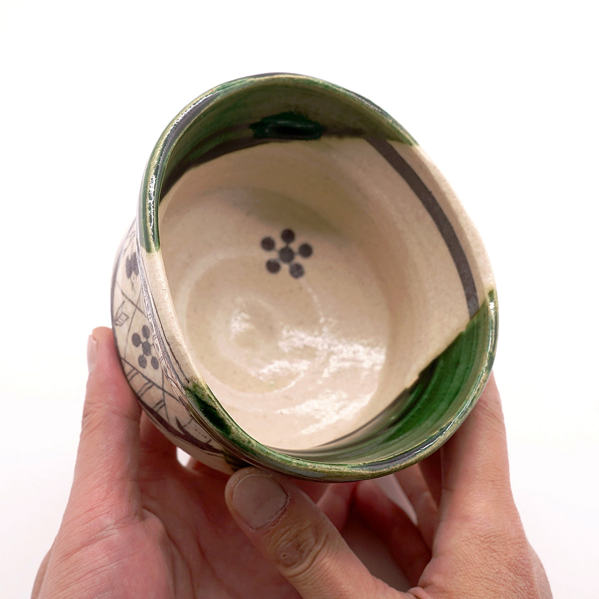 伊藤千穂 織部茶碗 ITCTB043P – 白白庵（PAKUPAKUAN）