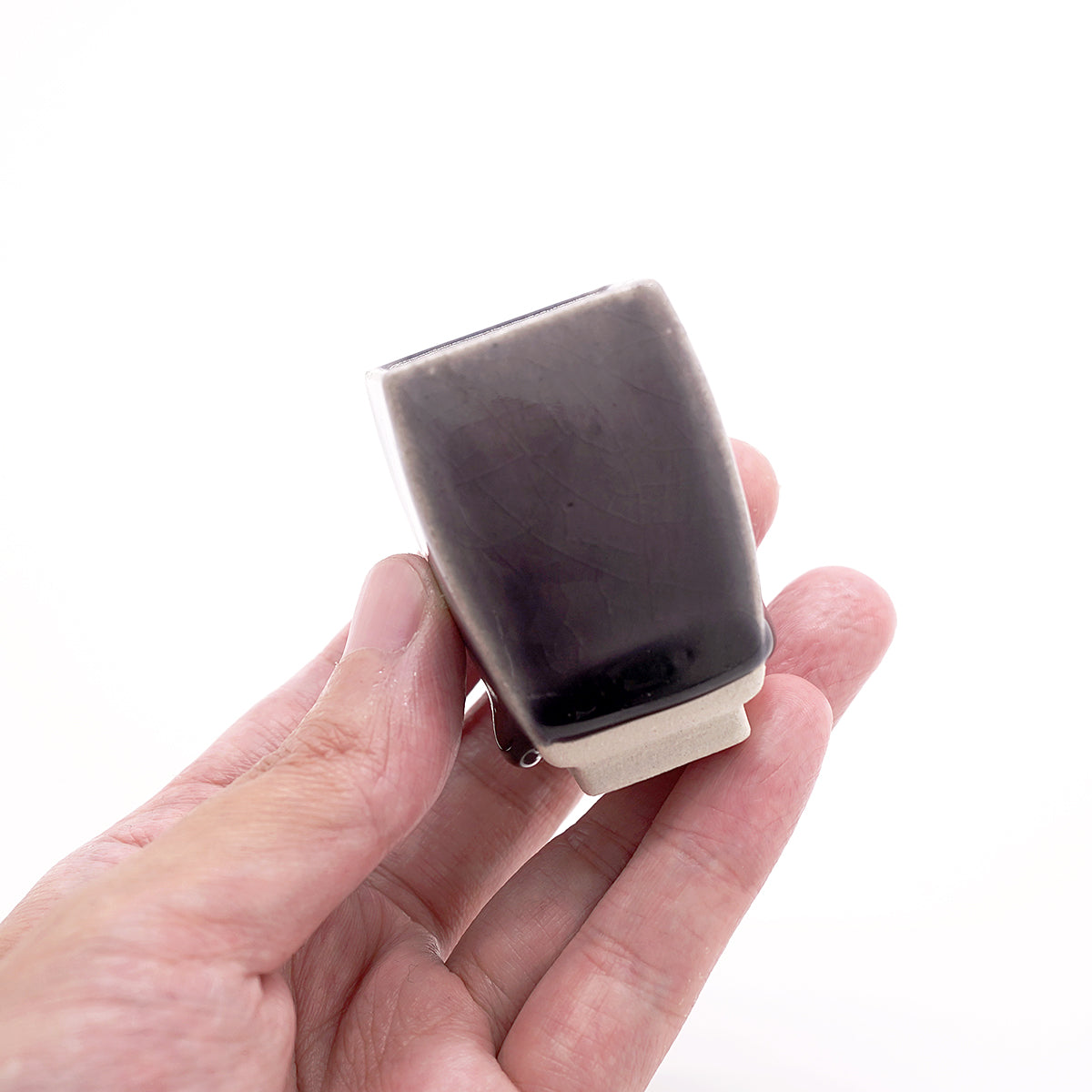 【期間限定】《Life with the Bloom》伊藤千穂　曹柱硝子四方ぐい呑　ITCBGN037