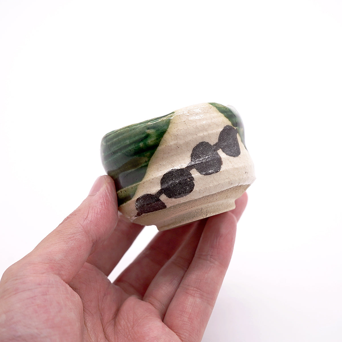 【期間限定】《Life with the Bloom》伊藤千穂　織部ぐい呑　ITCBGN040