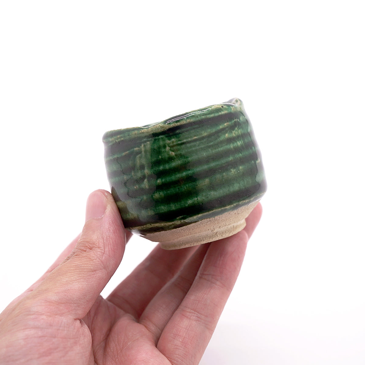 【期間限定】《Life with the Bloom》伊藤千穂　織部ぐい呑　ITCBGN041