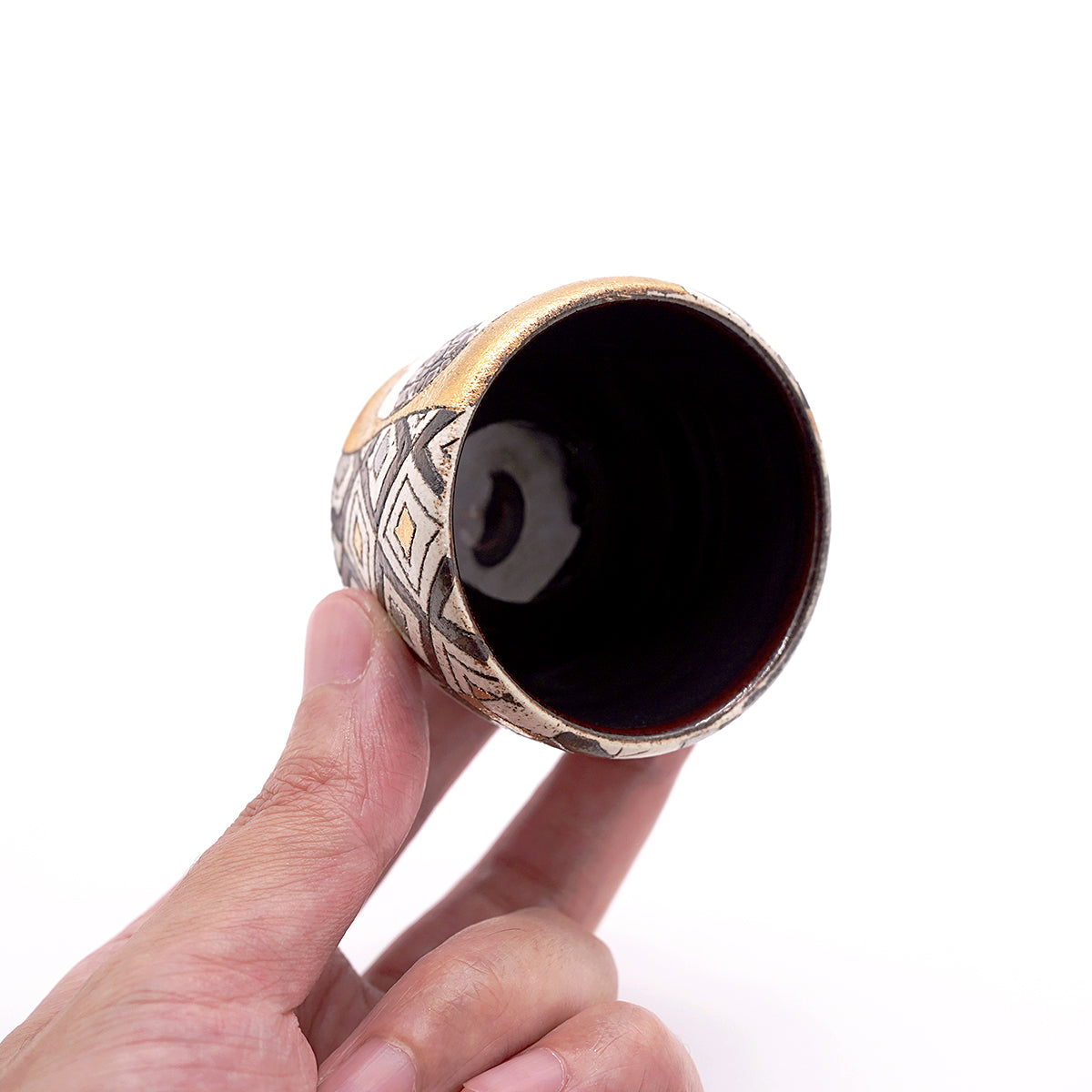 【期間限定】《Life with the Bloom》伊藤千穂　「煌髑髏」ぐい呑　ITCBGN048