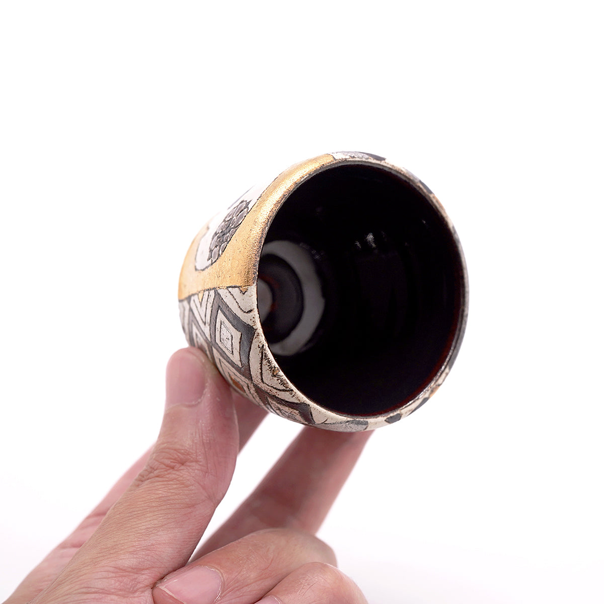 【期間限定】《Life with the Bloom》伊藤千穂　「煌髑髏」ぐい呑　ITCBGN049