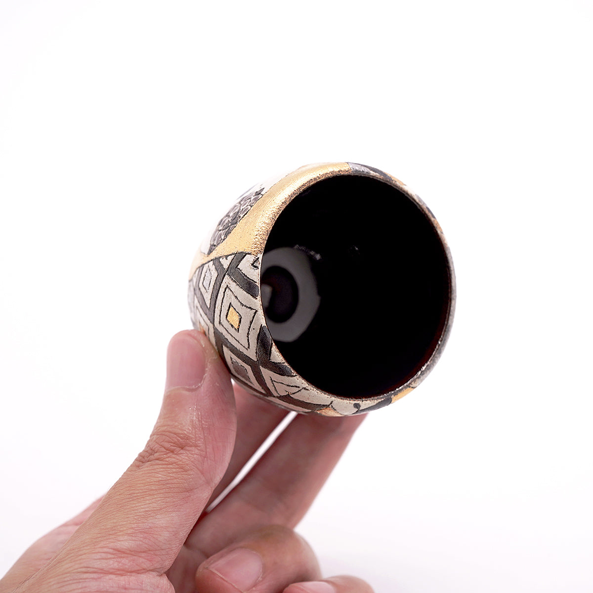 【期間限定】《Life with the Bloom》伊藤千穂　「煌髑髏」ぐい呑　ITCBGN050