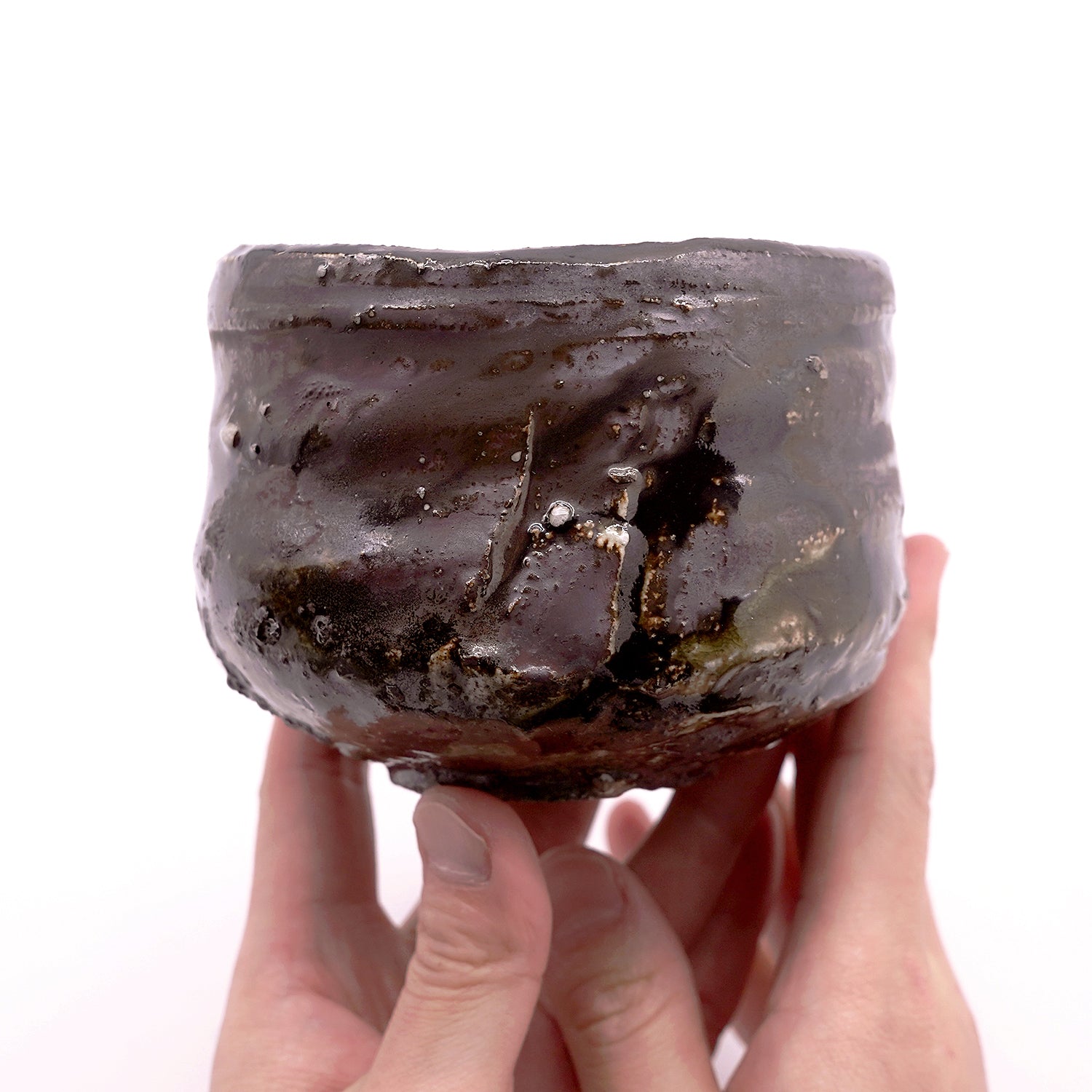 篠原希　信楽引出黒茶碗　SHNTB022P