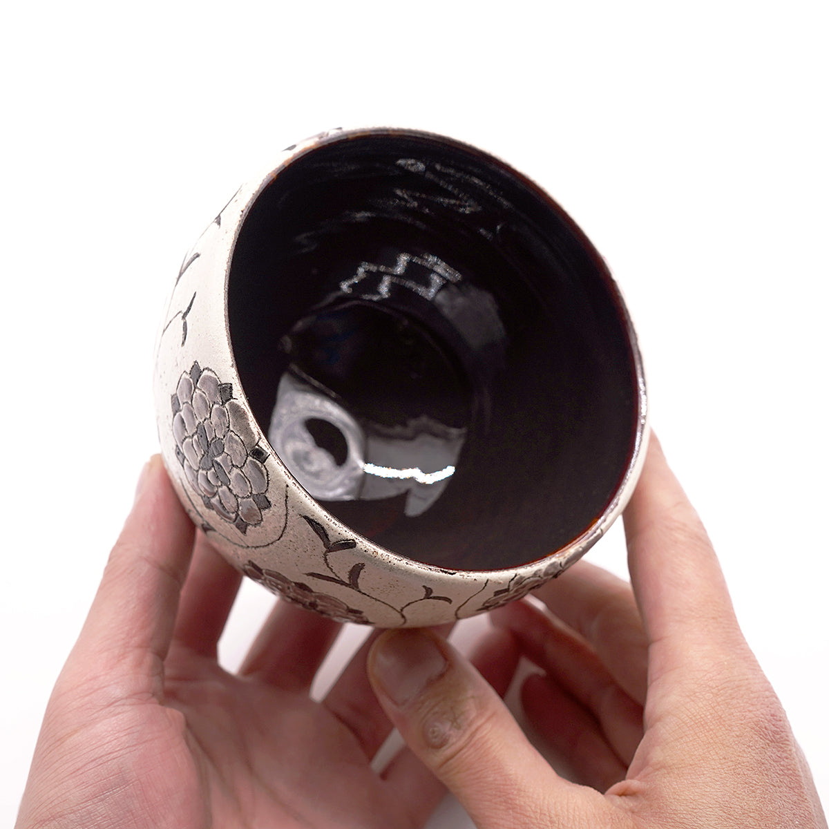 【期間限定】《Life with the Bloom》伊藤千穂　茶碗「アラベスクダリア」　ITCBTB027