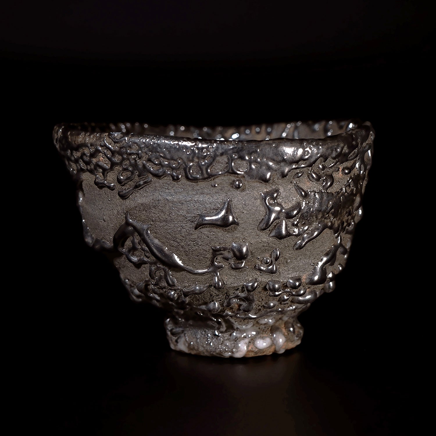 谷本洋　プラチナ彩茶盌　TMYTB009P