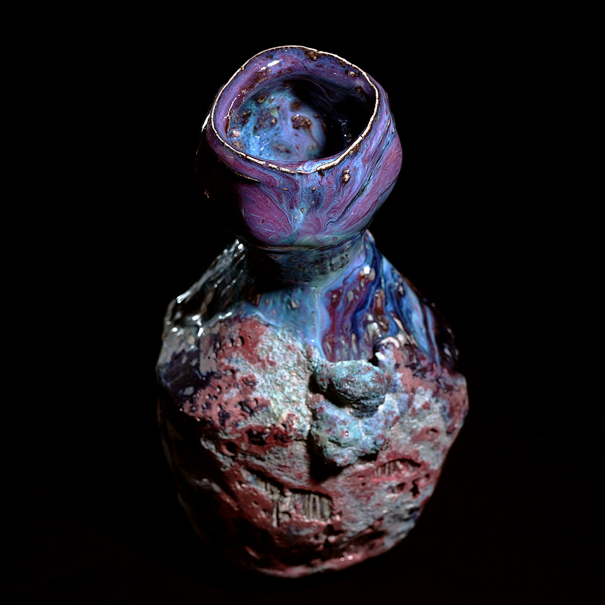 木ノ戸久仁子　稀晶石花器　KNKFV032