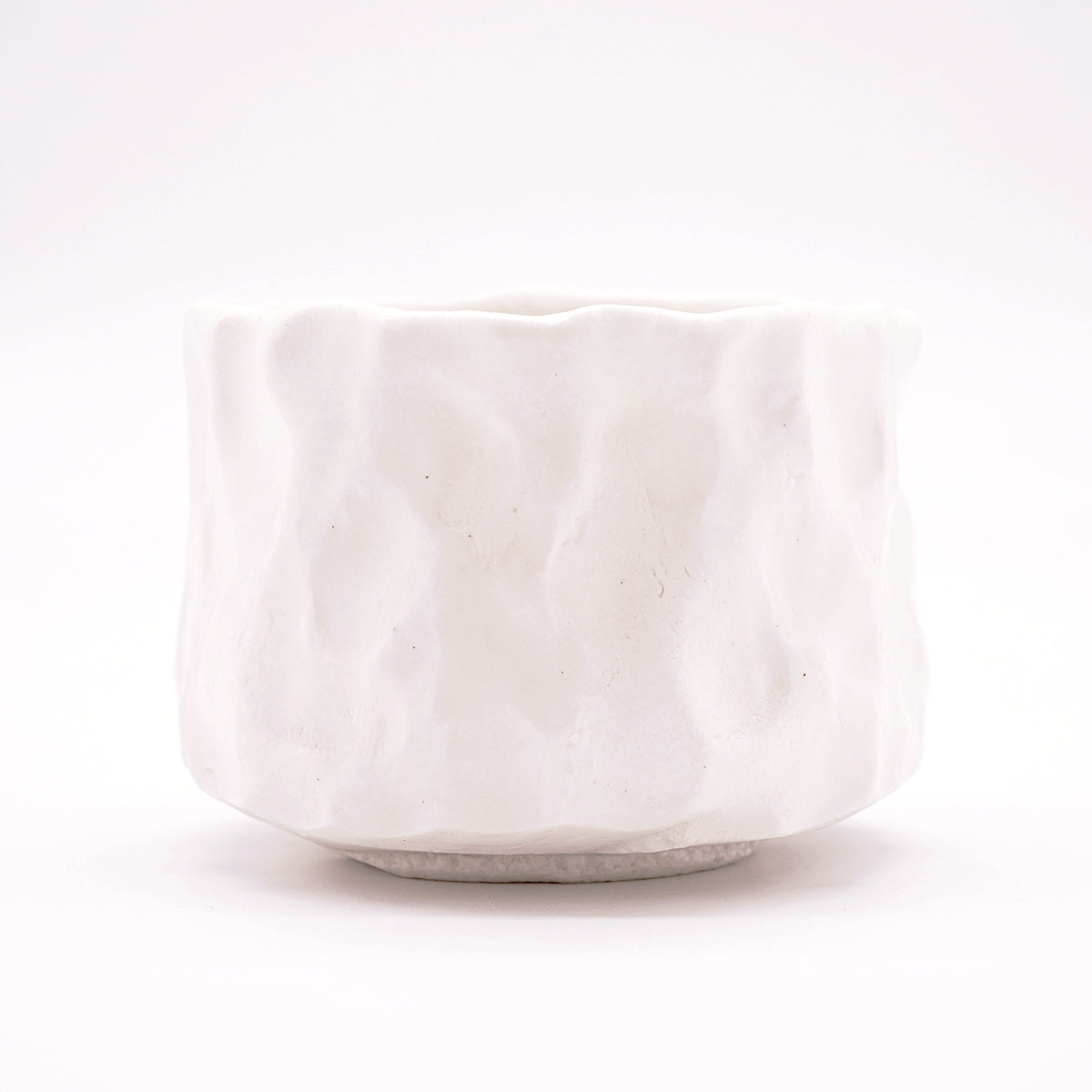 穂高隆児　白磁透光茶盌　HDKTB109