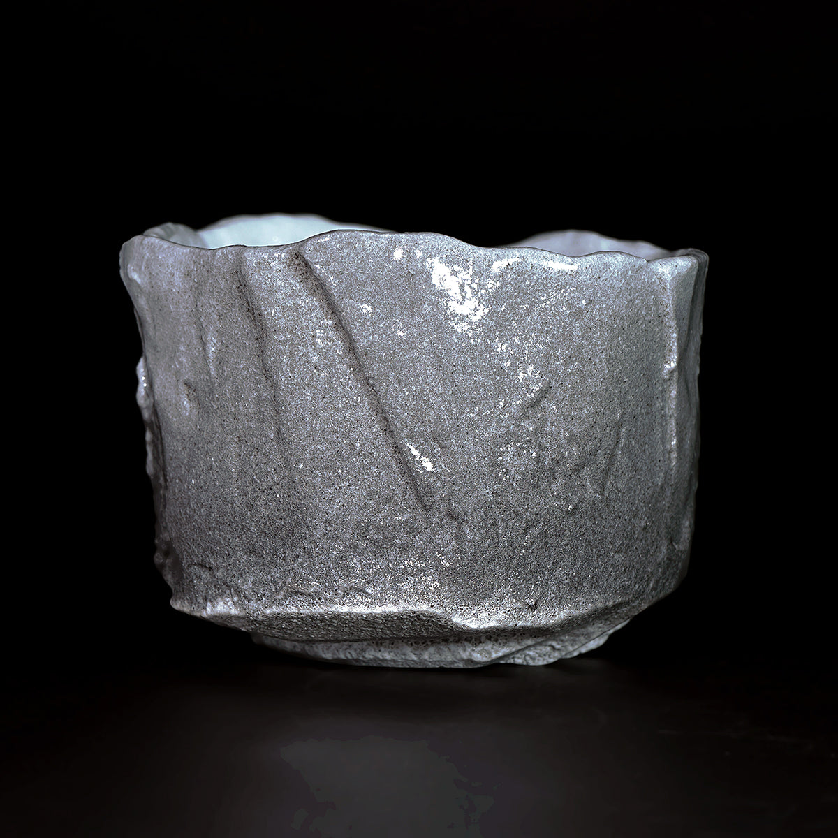 穂高隆児　透光茶盌「朧」　HDKTB096