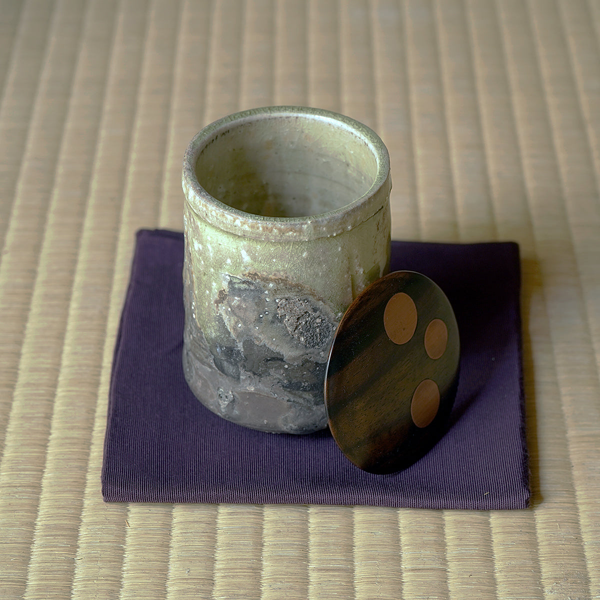 谷本洋　伊賀茶器（黒柿 / 銅）　TMYTI007P