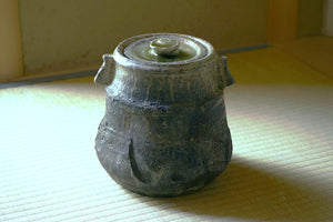 谷本洋 伊賀耳付水指 TMYTI008P – 白白庵（PAKUPAKUAN）
