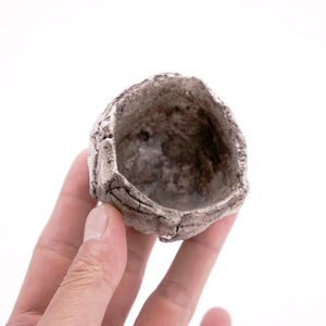 富田啓之 銀彩刳抜ぐい呑 TMTGN152P – 白白庵（PAKUPAKUAN）