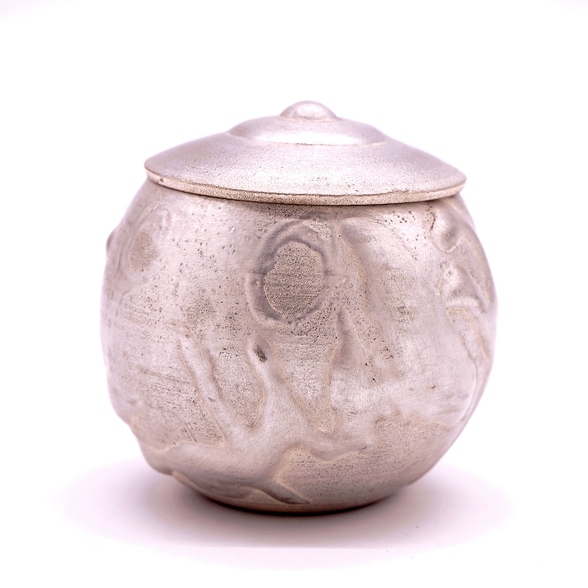 金理有　銀滴茶入　KIMTI005P