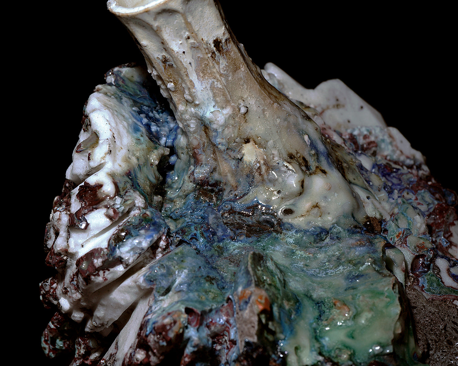 木ノ戸久仁子　稀晶石花器　KNKFV038