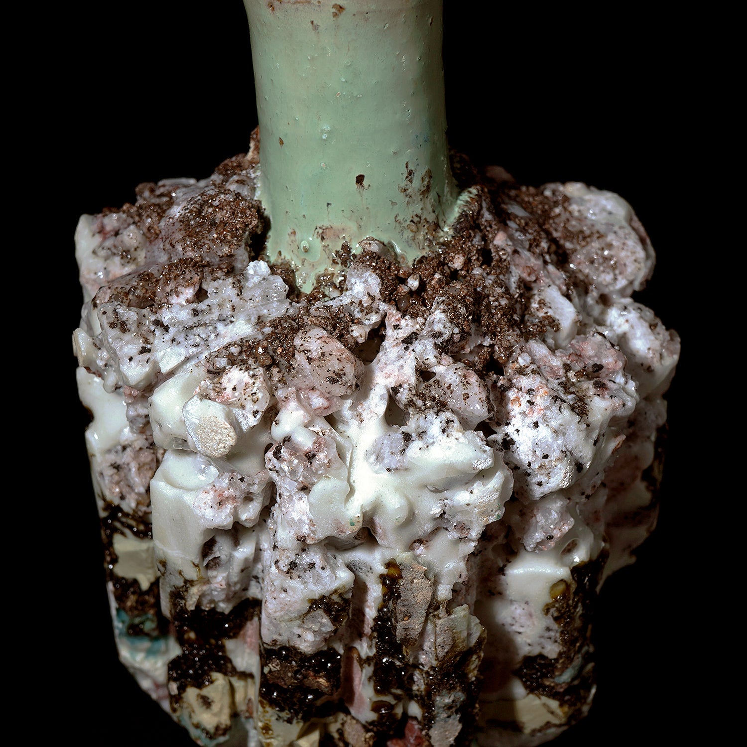 木ノ戸久仁子　稀晶石花器　KNKFV039