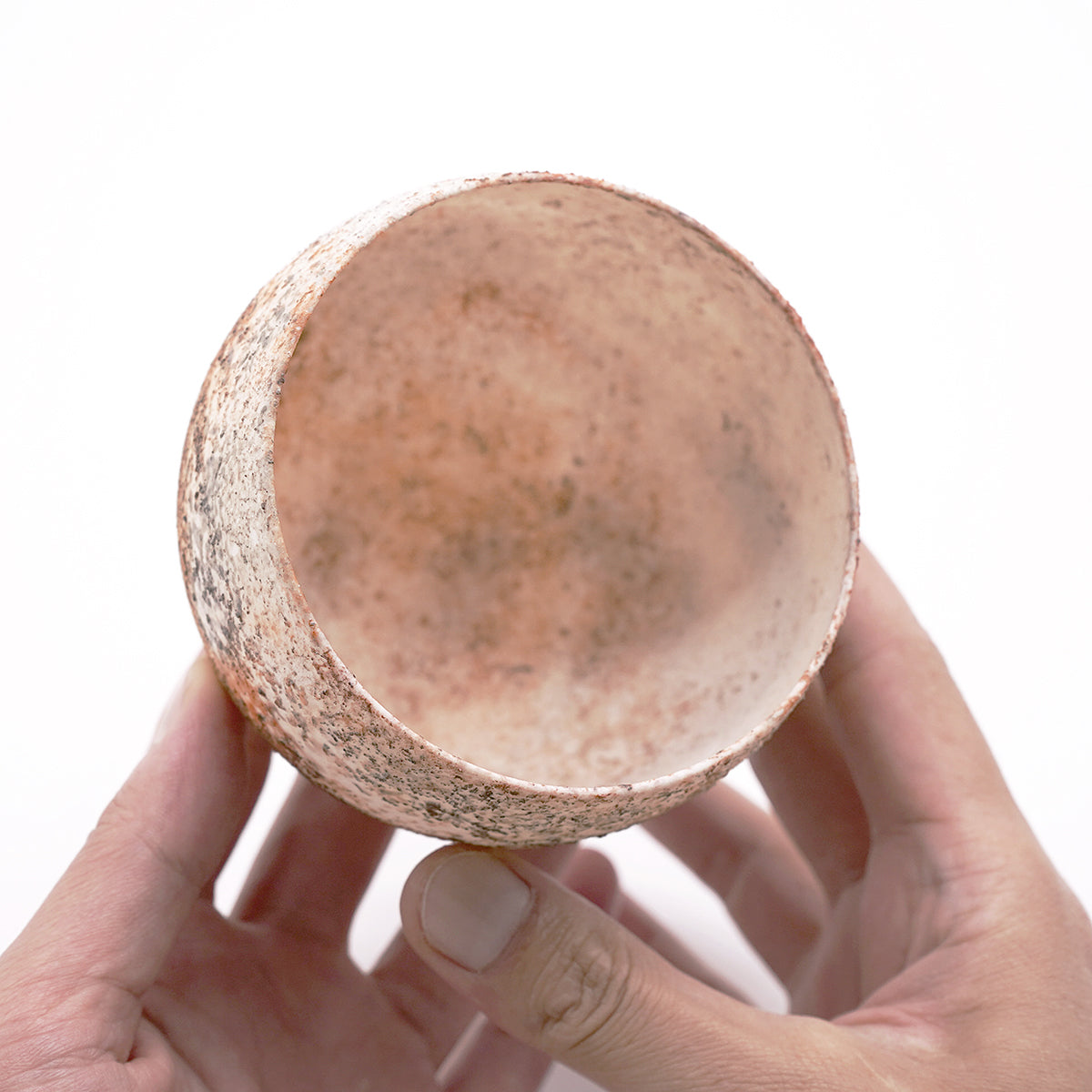 松本治幸　白磁窯変碗　HRYTB016