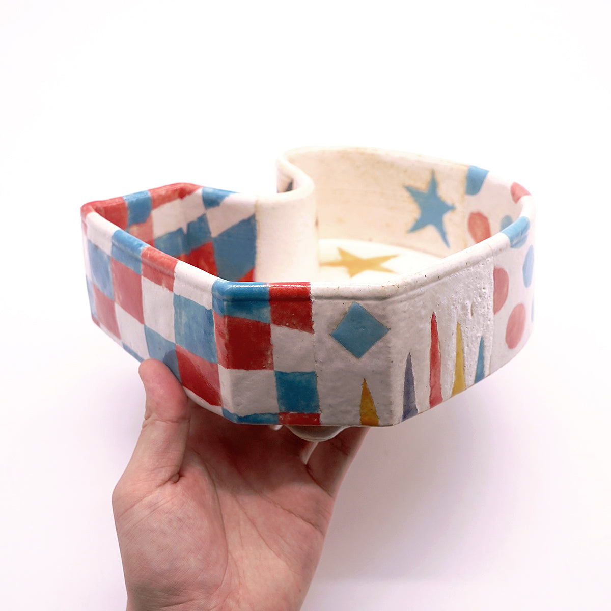 栢野紀文　織部鉢　KYKPL086P