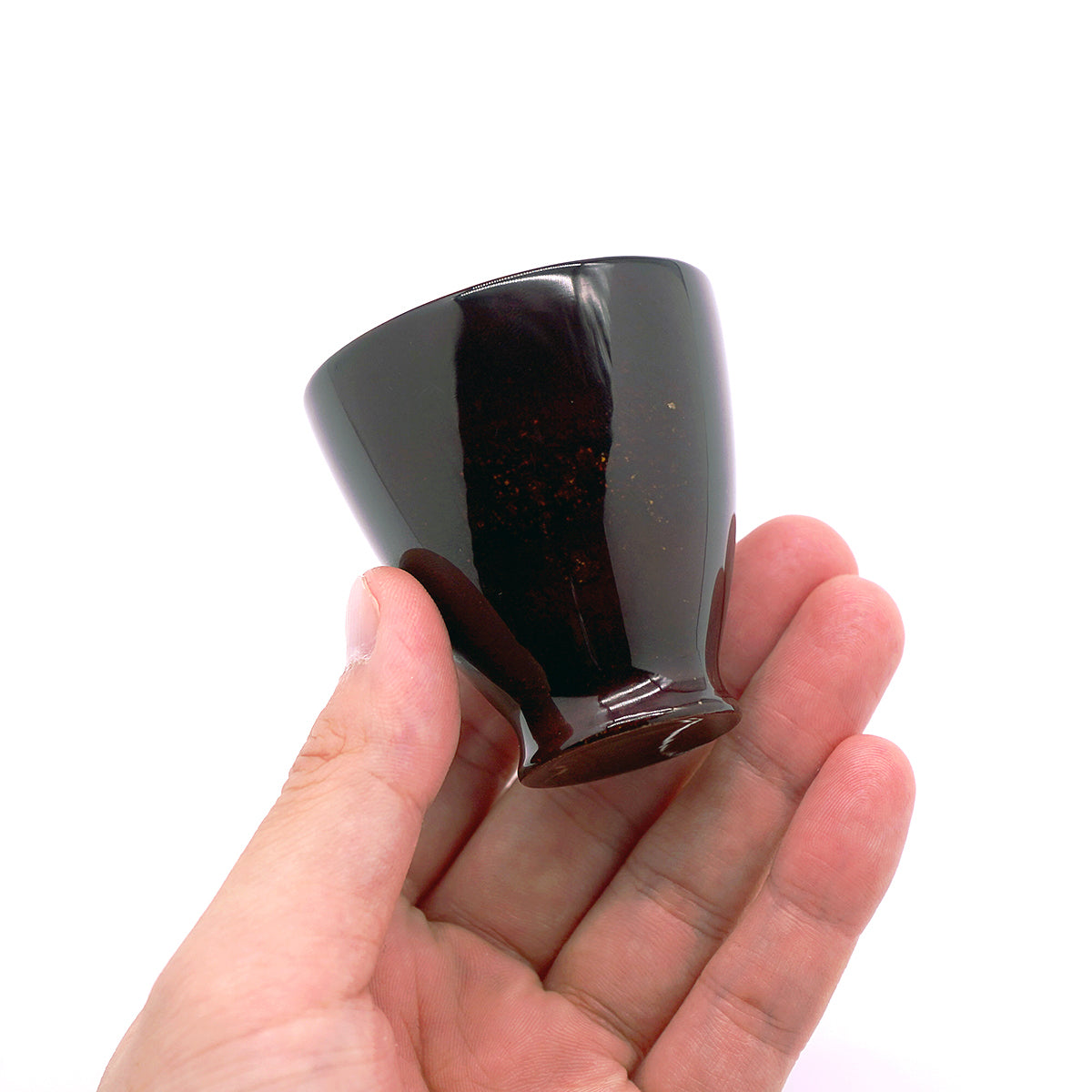 松本光太　溜塗ぐい呑み　MMKGN046