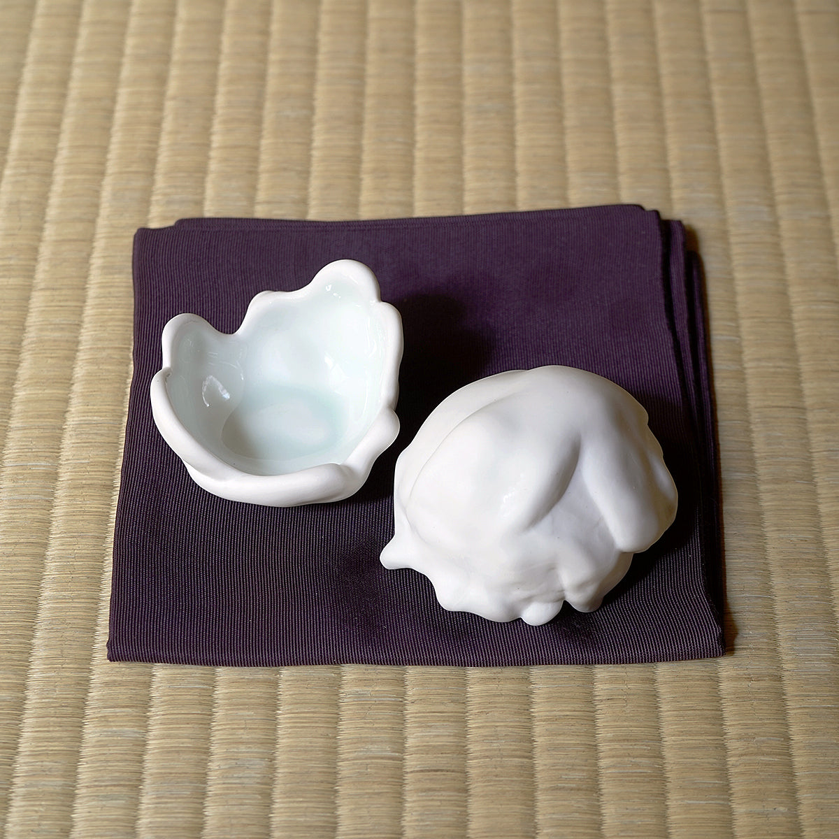 樽田裕史　白磁　蓋物　TRTTI028