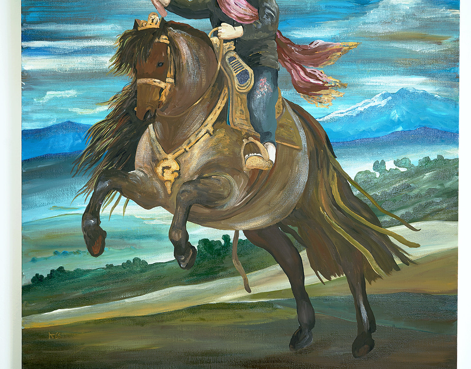 期間限定】《干支物☆縁起物展 2025》海野貴彦 「騎馬像」 KINHPN001