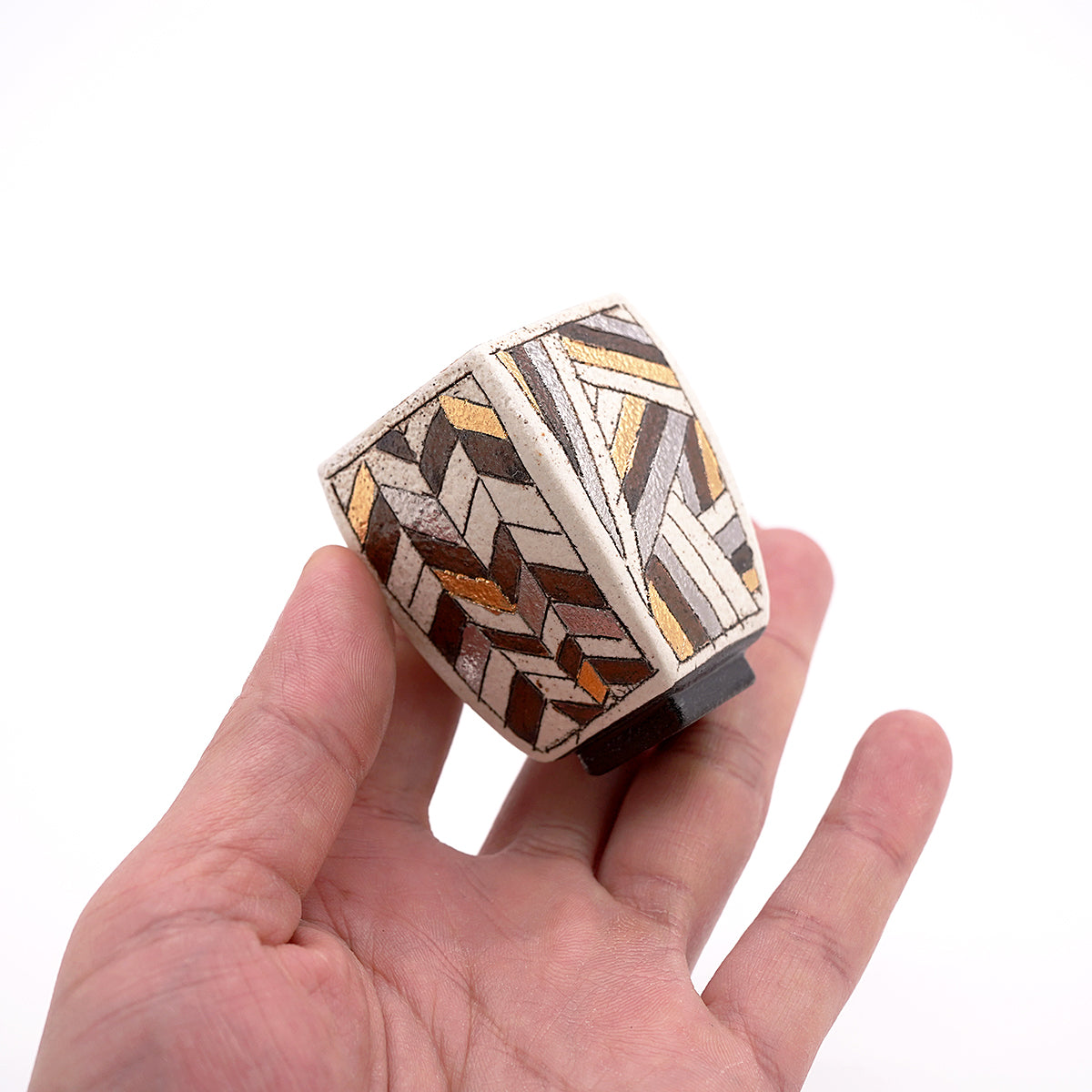 【期間限定】《Life with the Bloom》伊藤千穂　「煌」四方ぐい呑　ITCBGN001