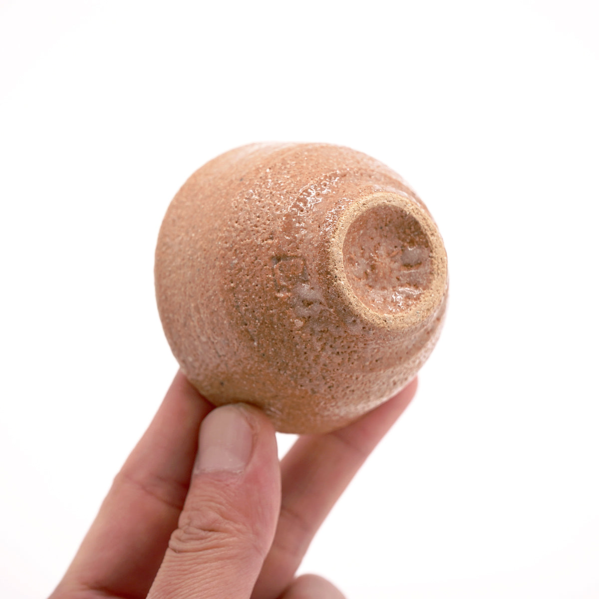 【期間限定】《Life with the Bloom》伊藤千穂　枇杷梅花皮ぐい呑　ITCBGN016