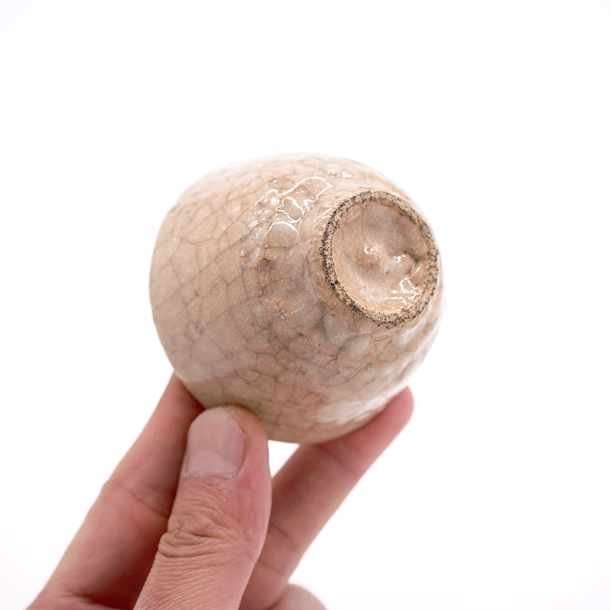 【期間限定】《Life with the Bloom》伊藤千穂　赤香梅花皮ぐい呑　ITCBGN019