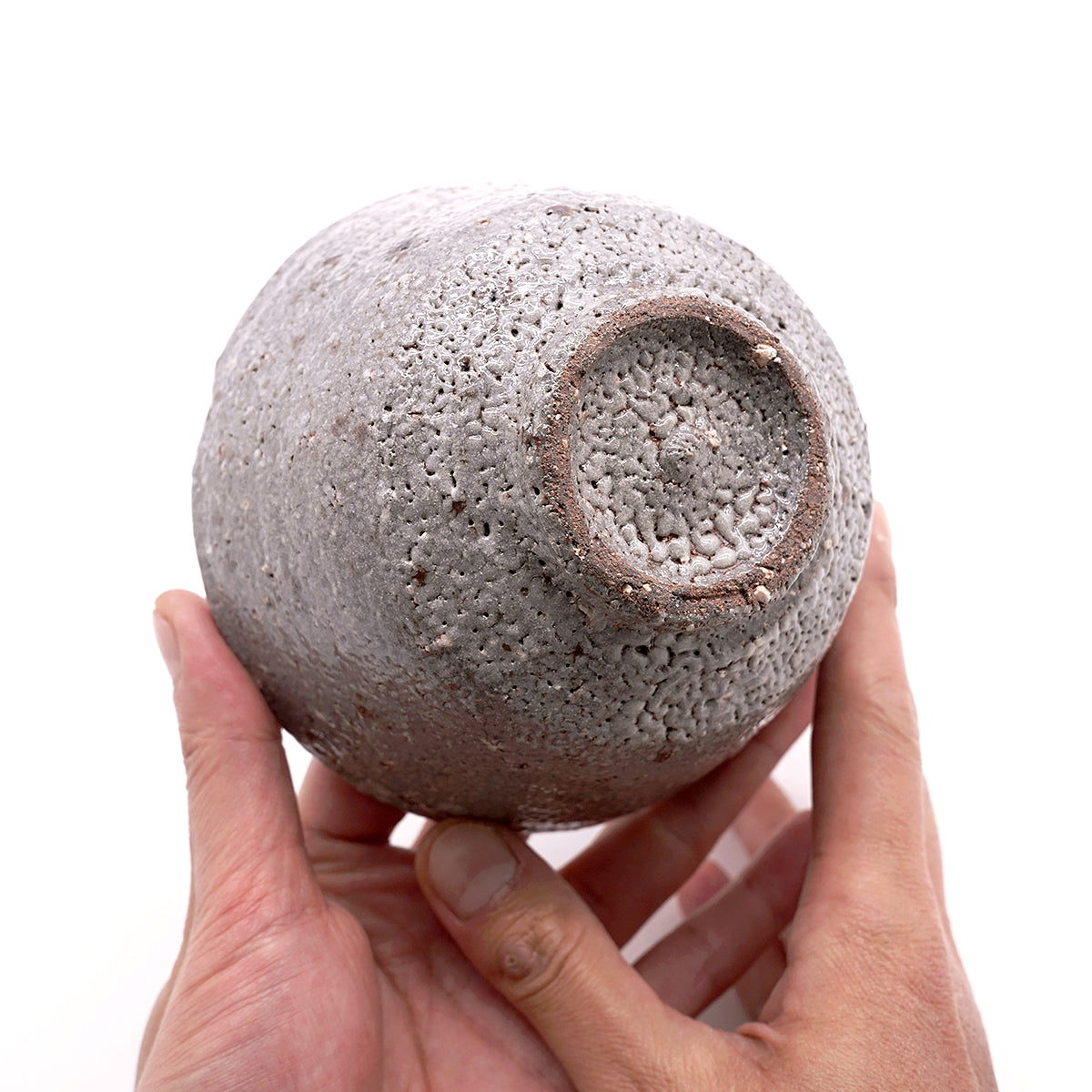 【期間限定】《Life with the Bloom》伊藤千穂　くろがね星梅花皮茶碗　ITCBTB005