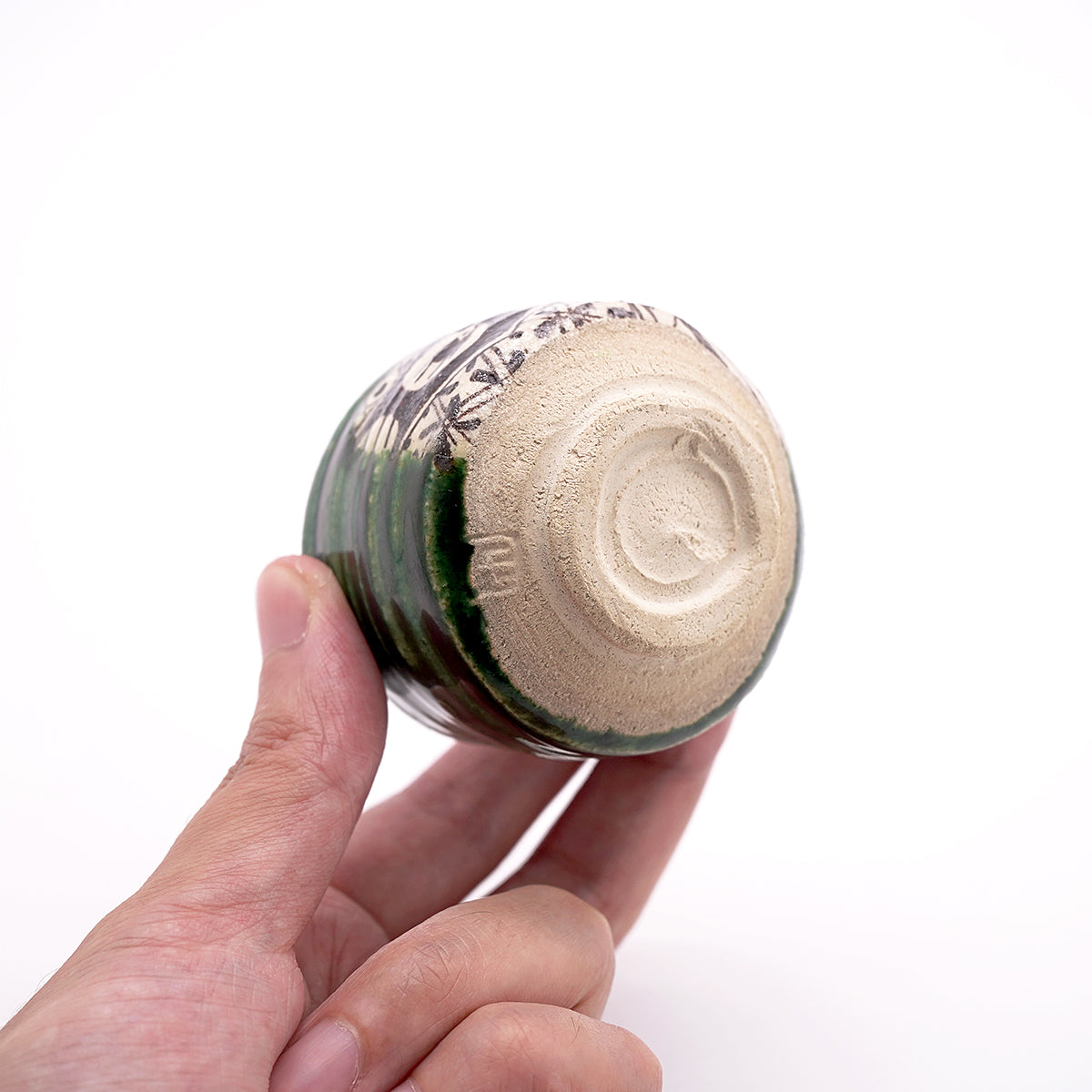 【期間限定】《Life with the Bloom》伊藤千穂　織部ぐい呑　ITCBGN041