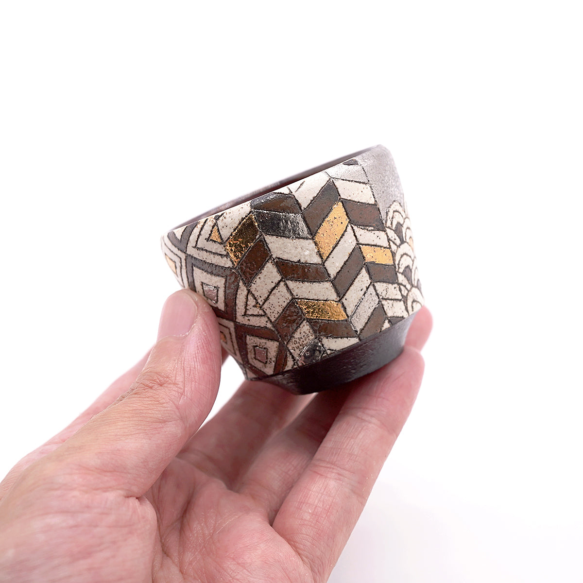 【期間限定】《Life with the Bloom》伊藤千穂　「煌髑髏」ぐい呑　ITCBGN048