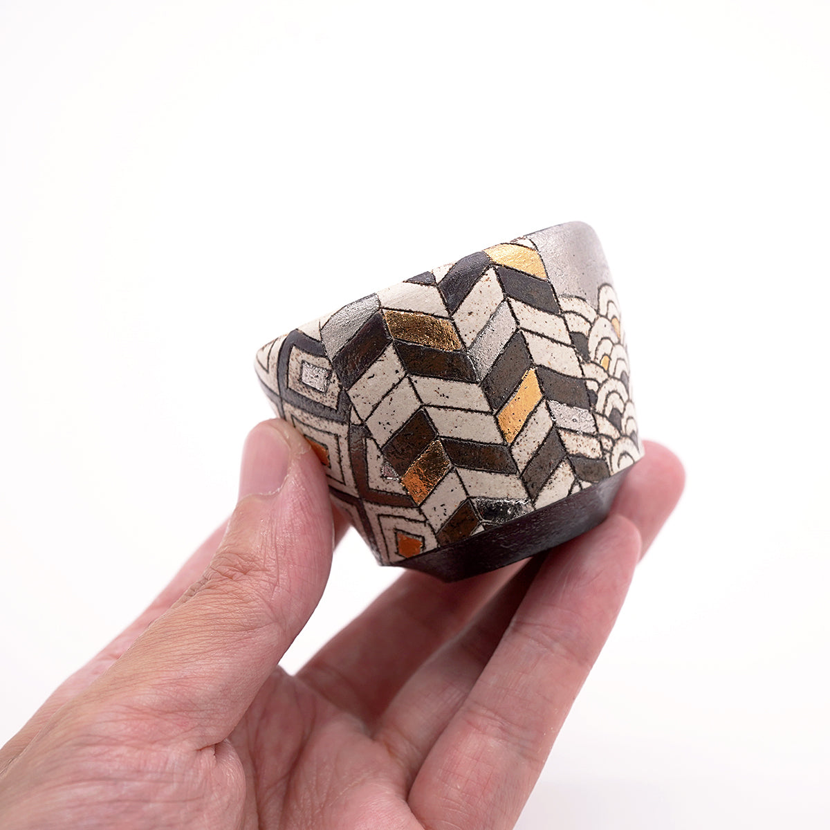 【期間限定】《Life with the Bloom》伊藤千穂　「煌髑髏」ぐい呑　ITCBGN049