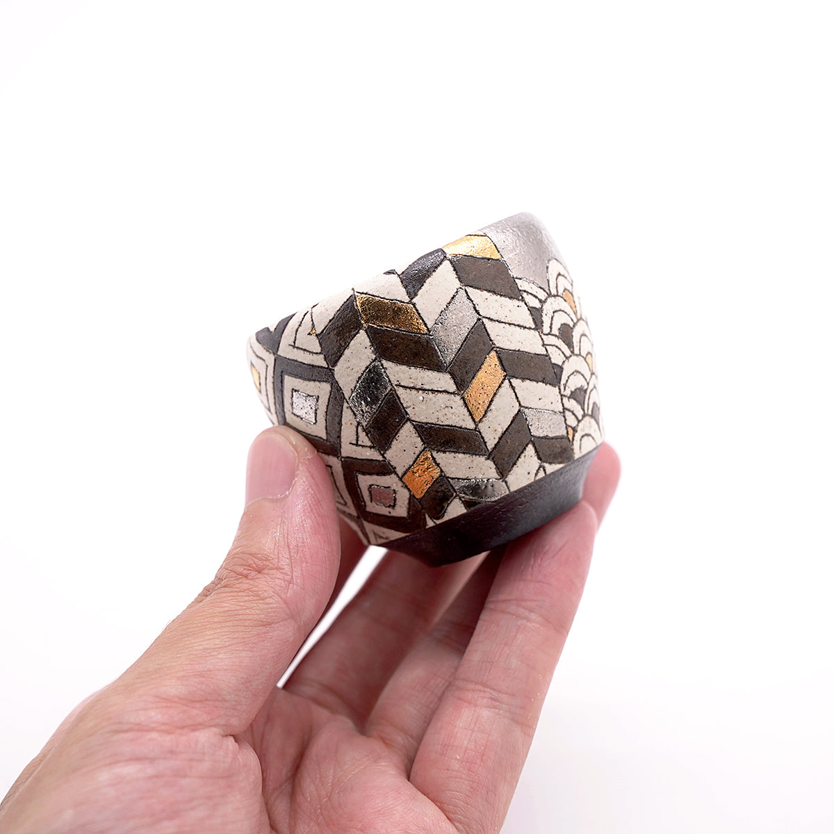 【期間限定】《Life with the Bloom》伊藤千穂　「煌髑髏」ぐい呑　ITCBGN050