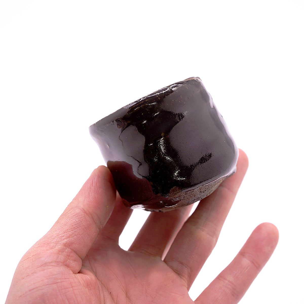 大上裕樹　ガラス呼継ぐい呑　OGYGN069