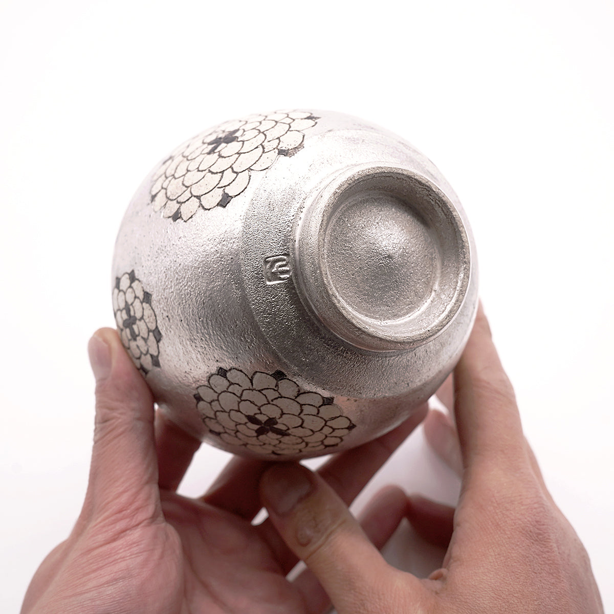 【期間限定】《Life with the Bloom》伊藤千穂　茶碗「銀彩ダリア」　ITCBTB030