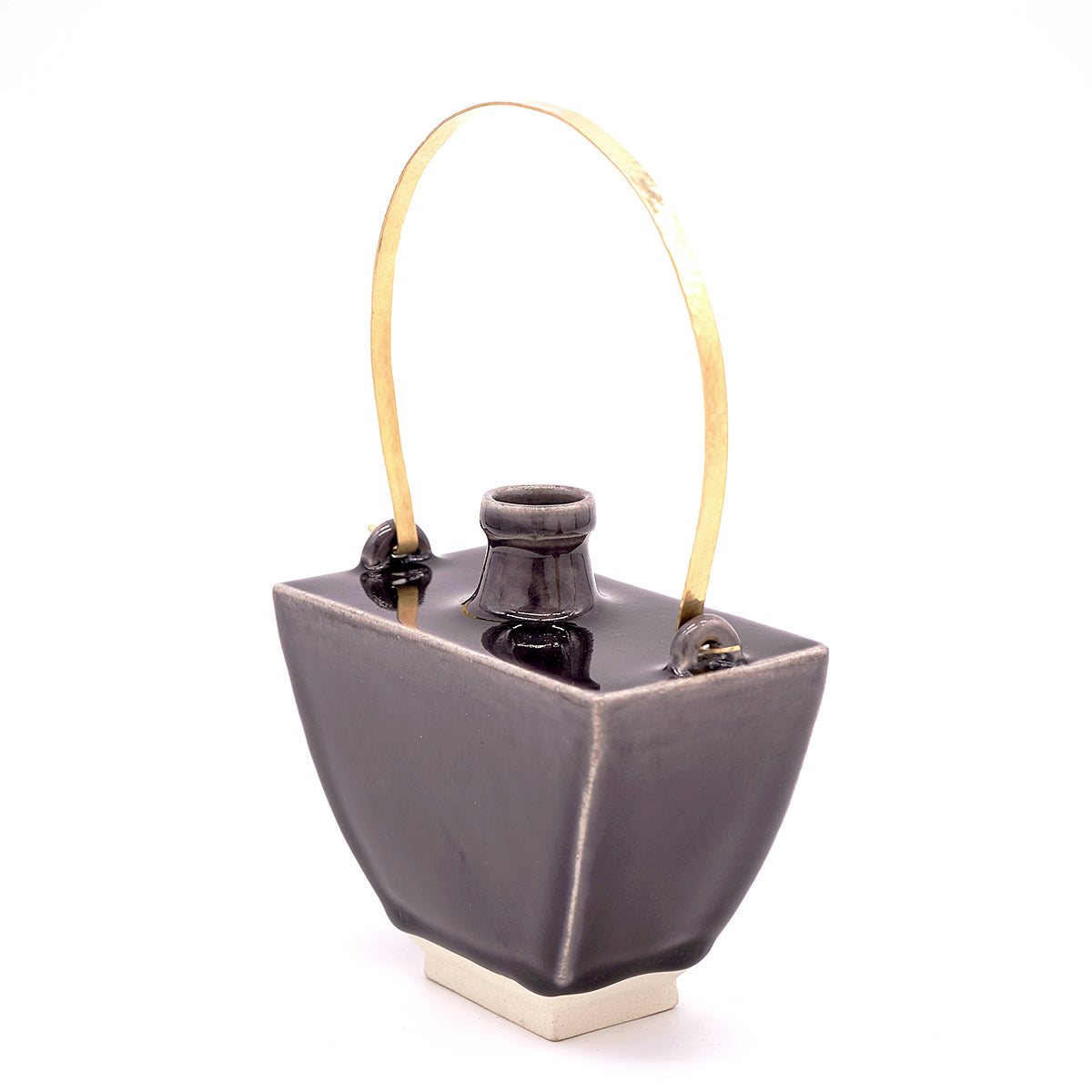 【期間限定】《Life with the Bloom》伊藤千穂　曹柱硝子手付き扁壺　ITCBFV010