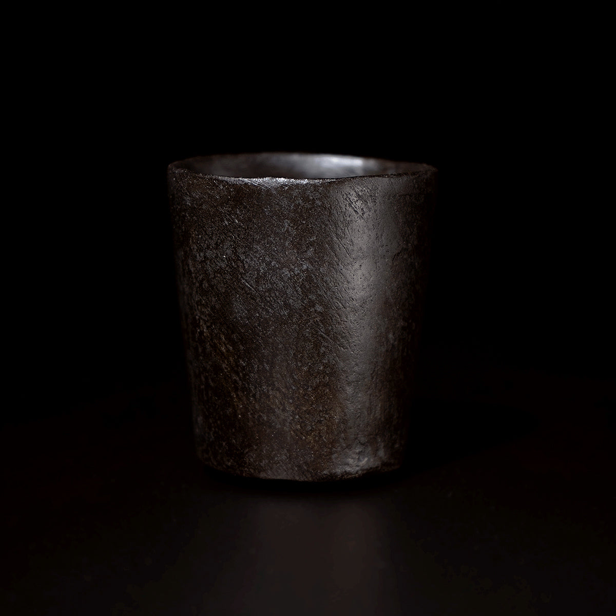 小野澤弘一　陶漆黒彩　盃　ONZGN014P