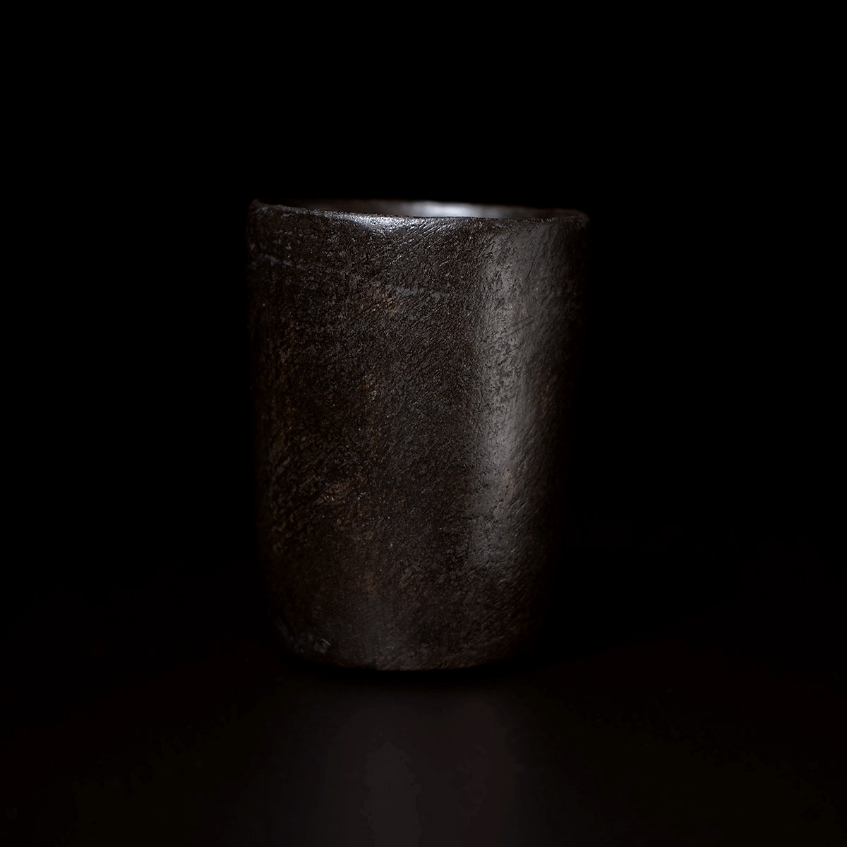 小野澤弘一　陶漆黒彩　盃　ONZGN016P