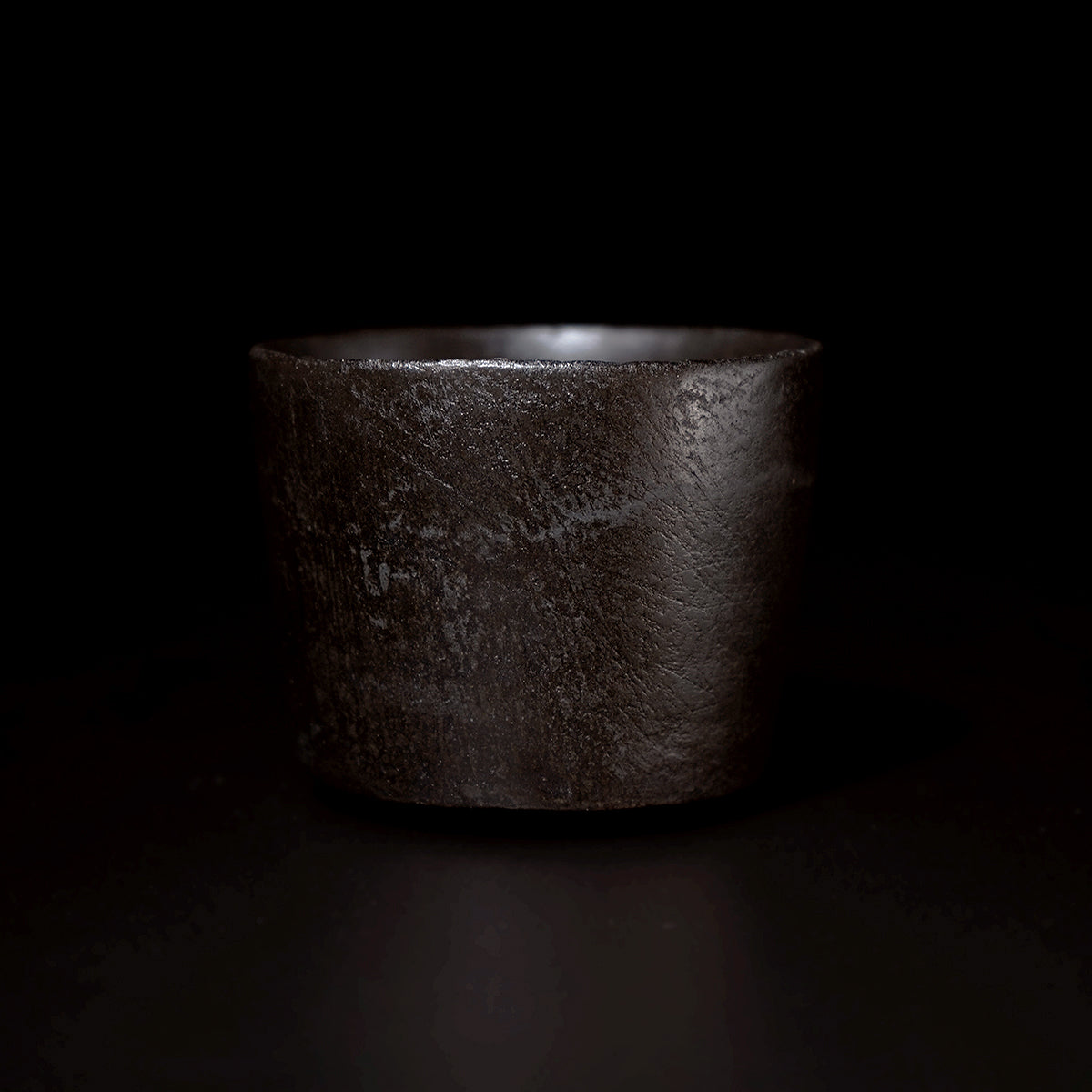 小野澤弘一　陶漆黒彩　盃　ONZGN017P