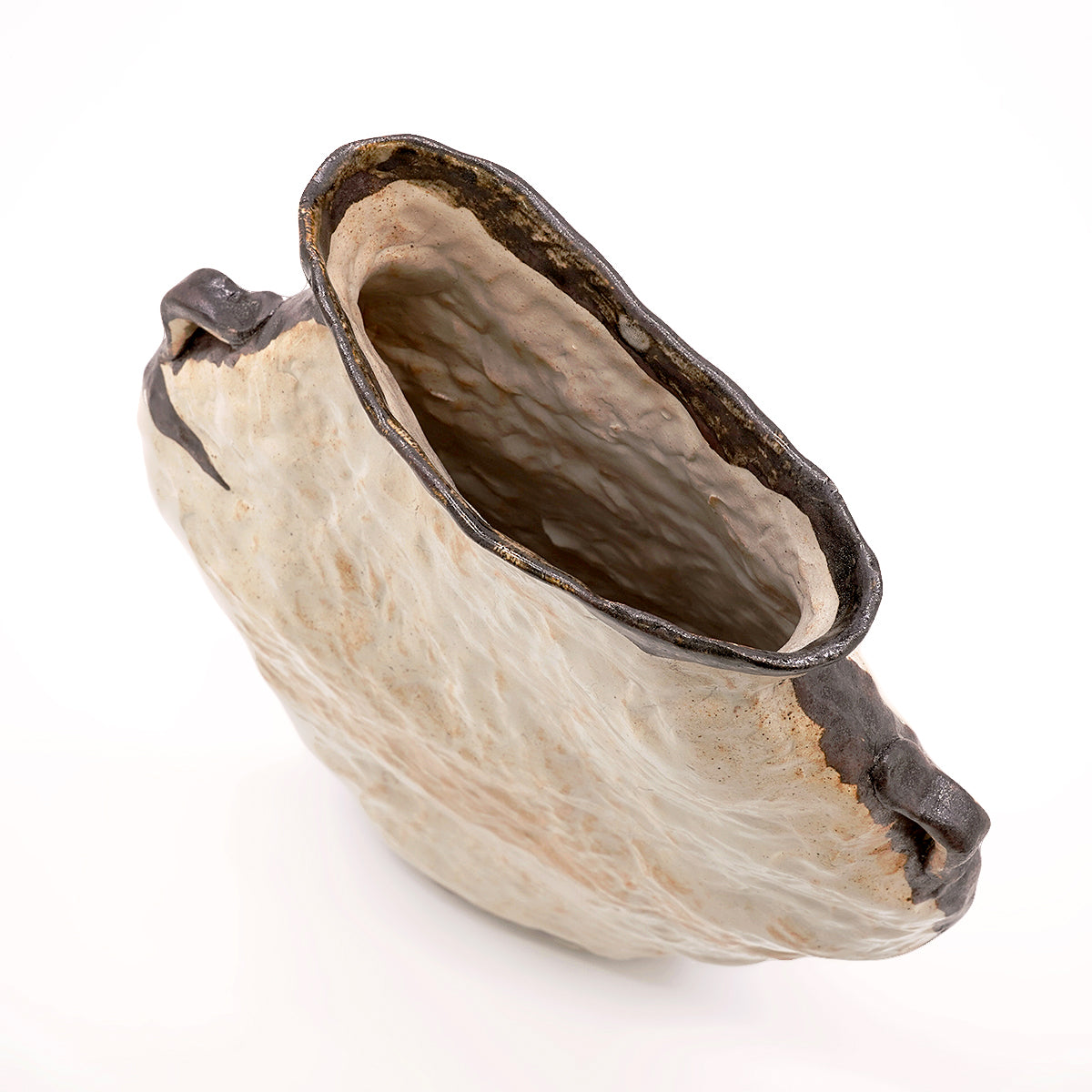 かのうたかお　錆絵線壺　KNTTU035