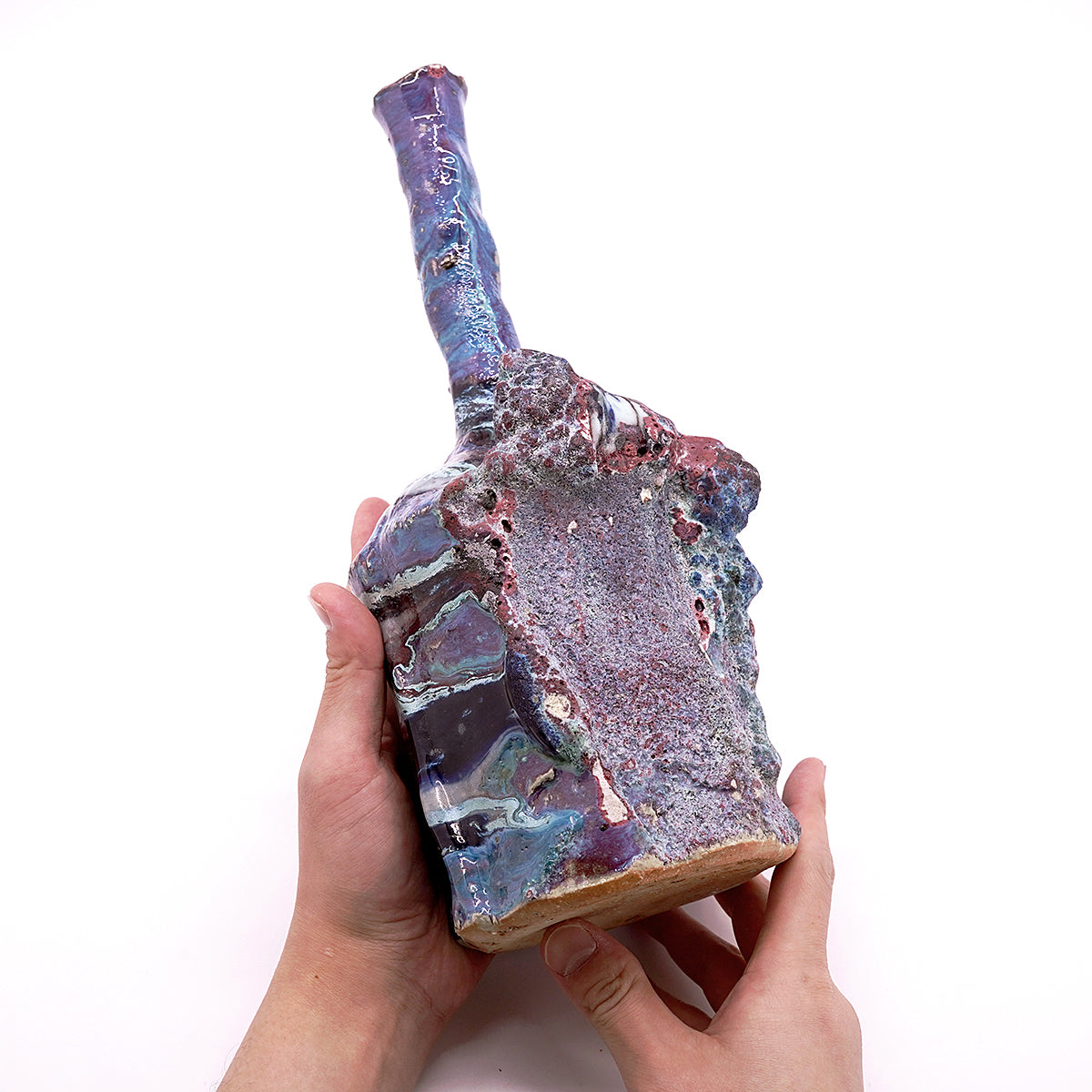 木ノ戸久仁子　稀晶石花器　KNKFV033