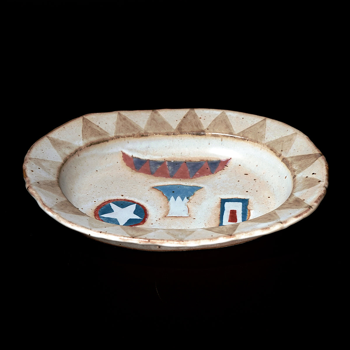 栢野紀文　ライオンカレー皿　KYKPL096