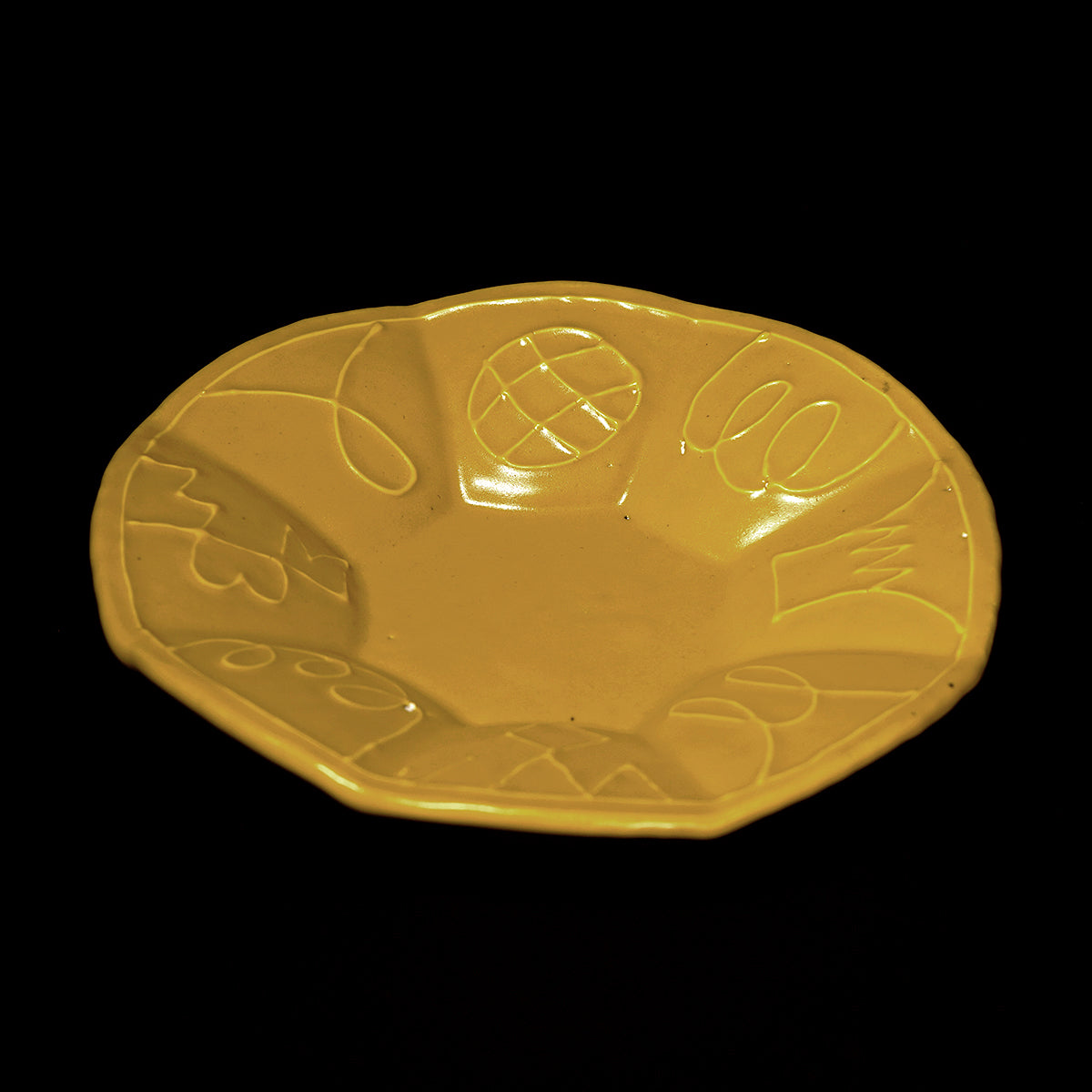 栢野紀文　花弁皿　KYKPL098