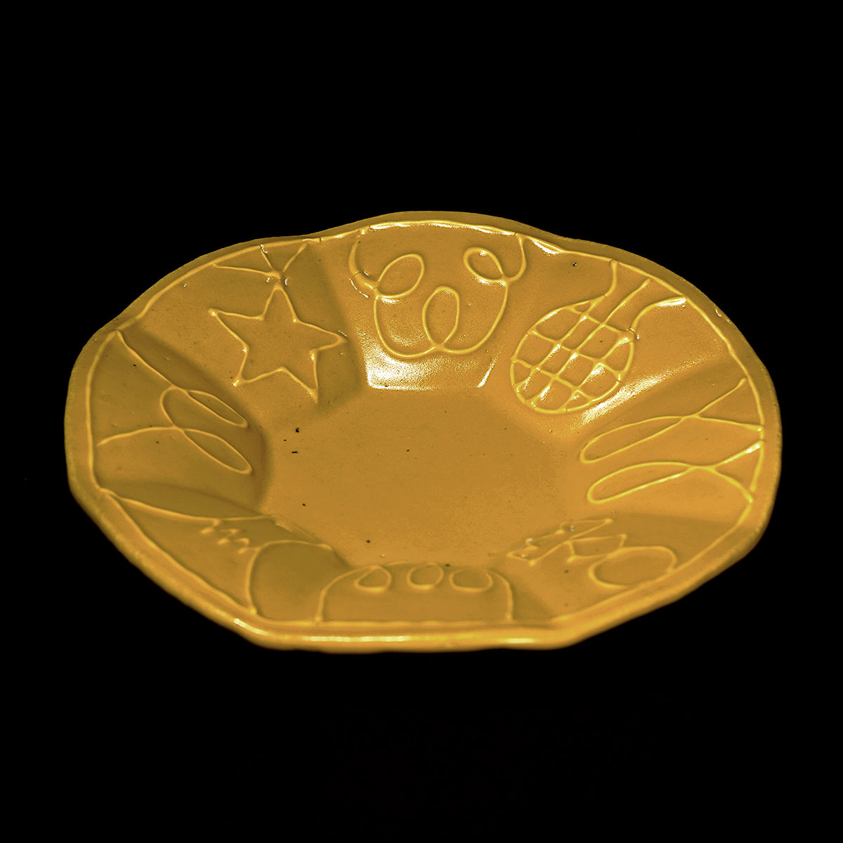 栢野紀文　花弁皿　KYKPL099