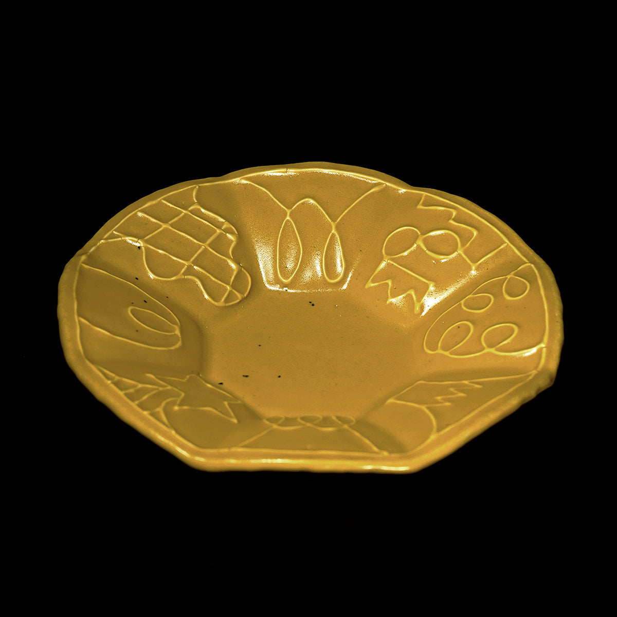 栢野紀文　花弁皿　KYKPL100